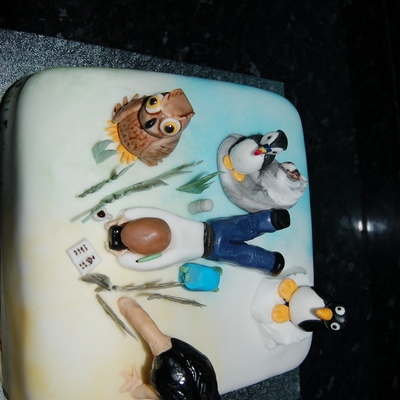 Birdwatching Theme Cake