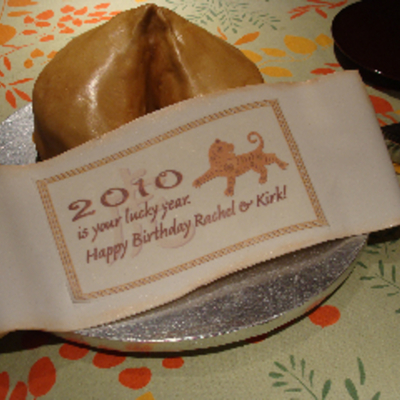 Fortune Cookie Cake