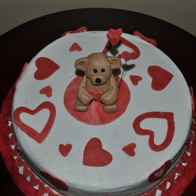 Valentines Day Cake For My Sons School