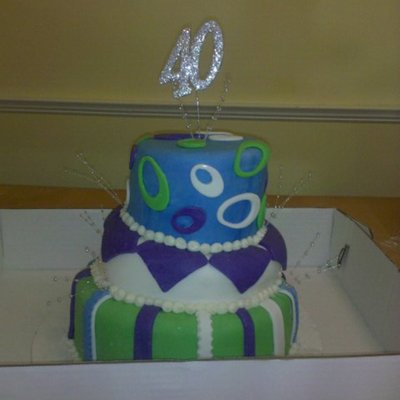 Topsy Turvy Birthday Cake