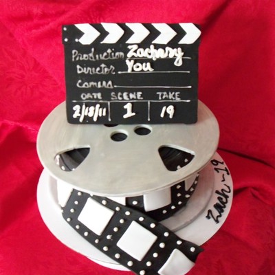 Film Buff Birthday Cake