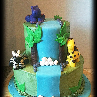 Jungle Animal Cake