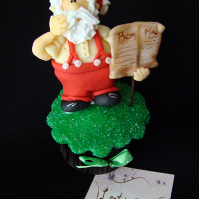 Cupcake Santa
