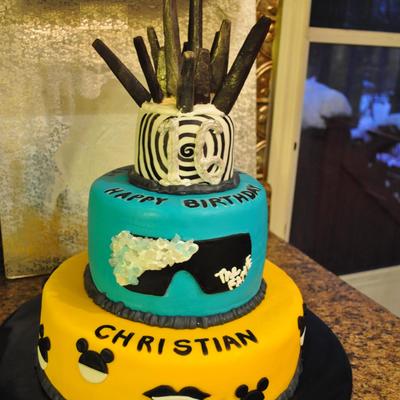 Lady Gaga Birthday Cake