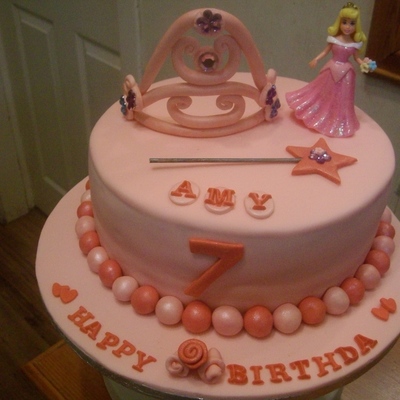 Little Girls Princess Cake For Amy