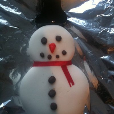 Snowman Cake