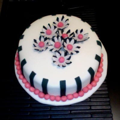 First Fondant Cake In Class