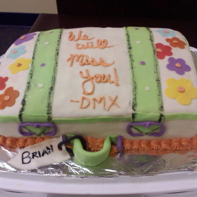 Suitcase Cake