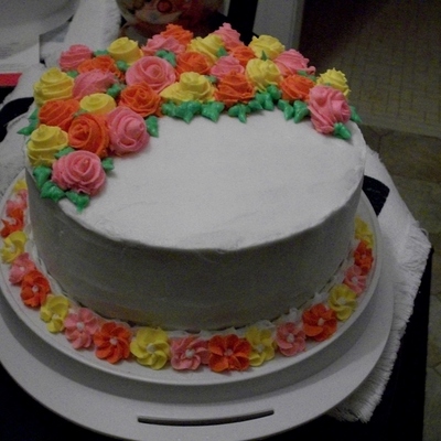 Cakes Made At The End Of Wilton Basics Class