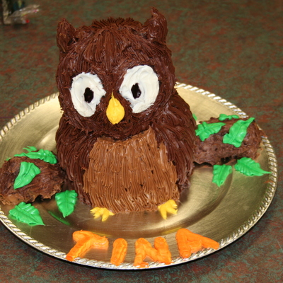 Owl 3D Cake