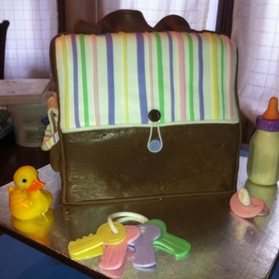 Diaper Bag Cake