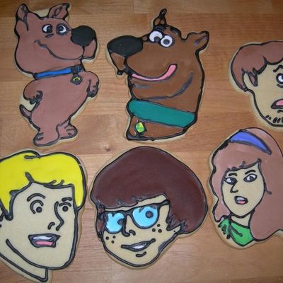 Scooby Doo Gang Cookies