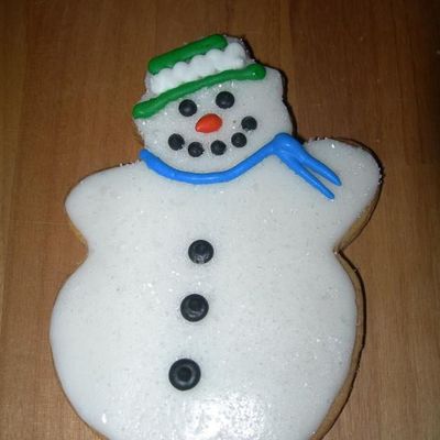 Snowman Cookie