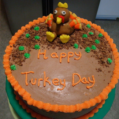 Thanksgiving Turkey Cake