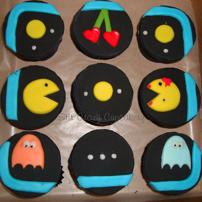 Pacman In Love Cupcakes