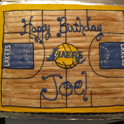 La Lakers Birthday Cake