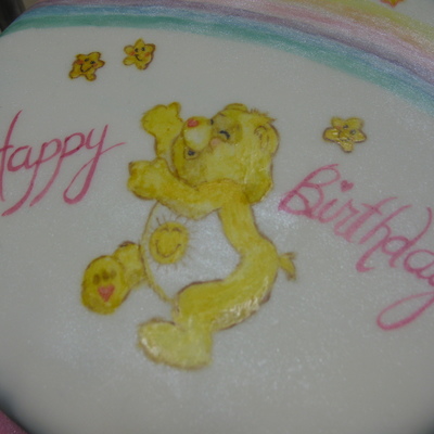 Hand-Painted Care Bear