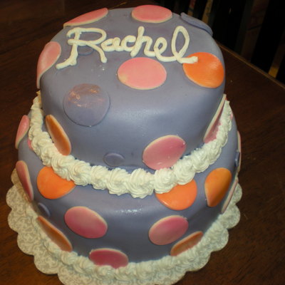 Pink Purple Polka Dots