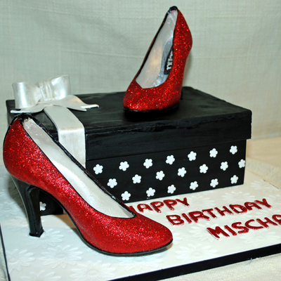 Red Shoe Cake