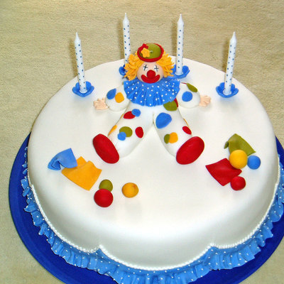 Clown Birthday Cake