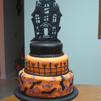 Haunted House Cake
