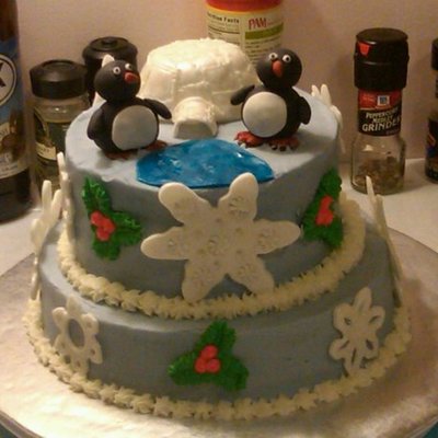 Second Christmas Cake (Third Cake Ever)