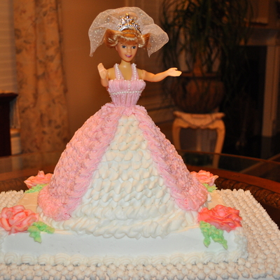 3 D Doll Cake