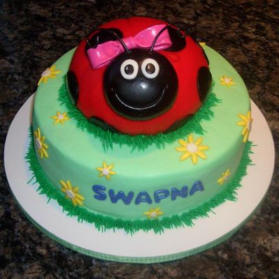 Ladybug Birthday Cake