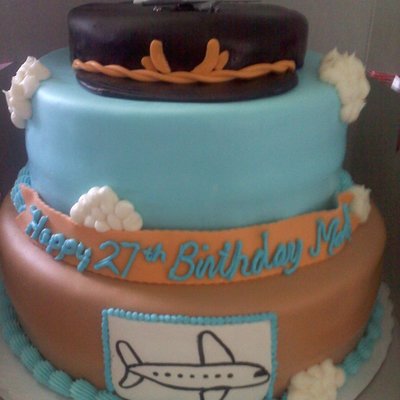 Pilot Themed Cake