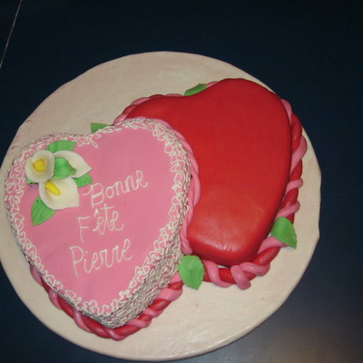 Double Heart Cake