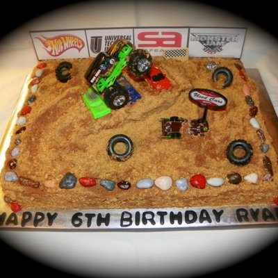 Monster Jam Birthday Cake