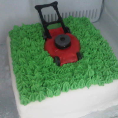 Lawn Mower Cake