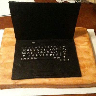 Laptop Cake
