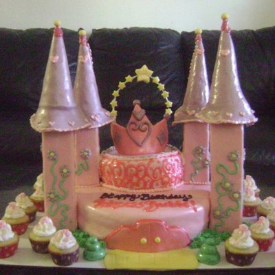 Princess Castle Cake
