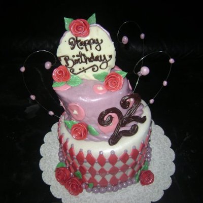 Topsy Turvy Birthday Cake
