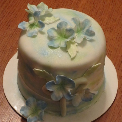 Flower And Vine Mini Cake