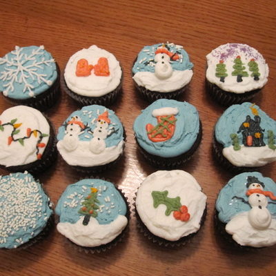 Winter Cupcakes