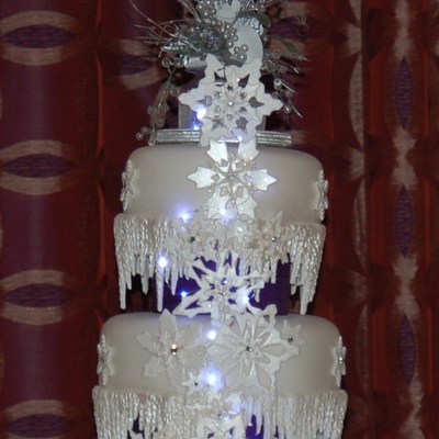 Winter Wedding Cake