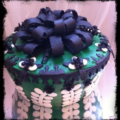 Contemporary Birthday Cake