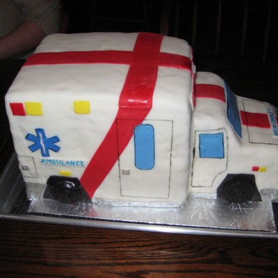 Ambulance Cake