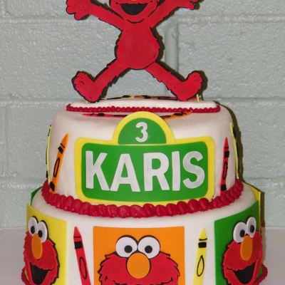Elmo Birthday Cake