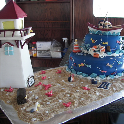 Nautical Wedding Cake