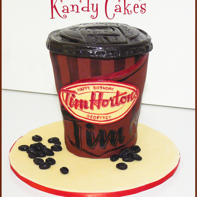 Tim Hortons Coffee Cup Cake~