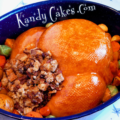Stuffed Turkey Cake~