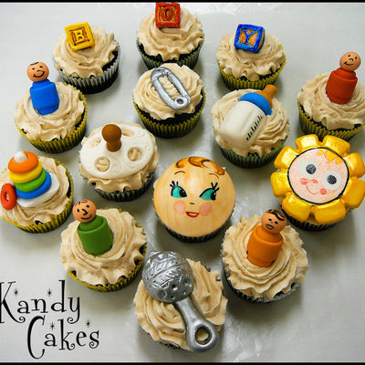 Vintage Baby Cupcakes~