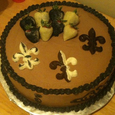 Chocolate Fleur De Lis