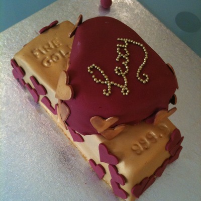 Heart Of Gold Cake