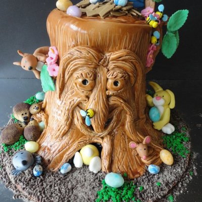 Easter Tree Cake