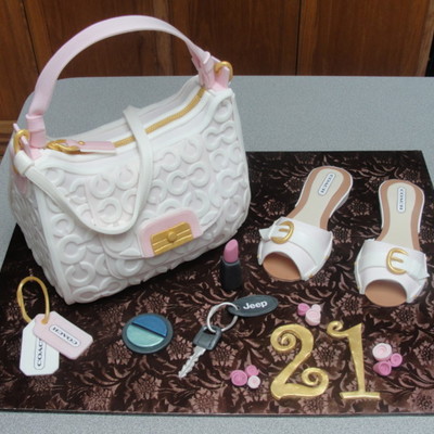 Coach Purse Cake