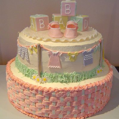 Baby Shower Clothesline